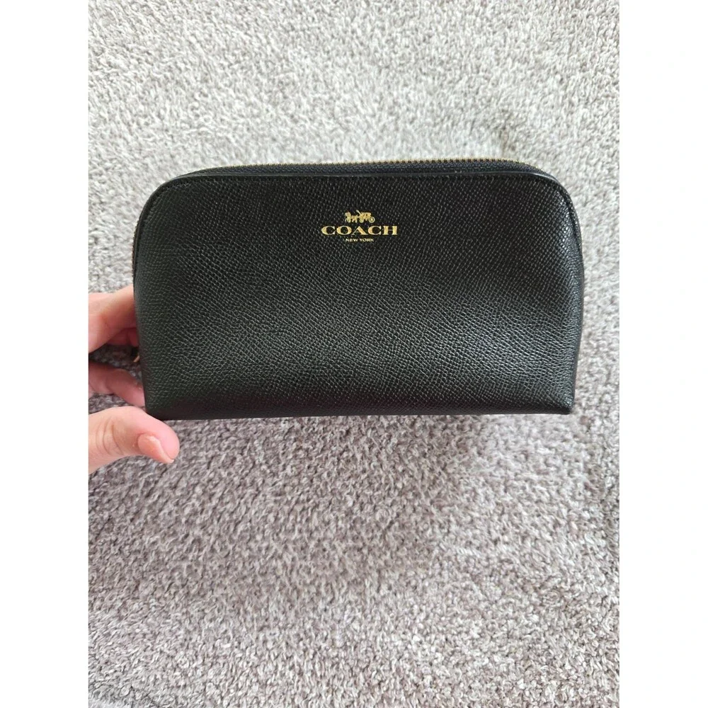 Black Coach Cosmetic Bag